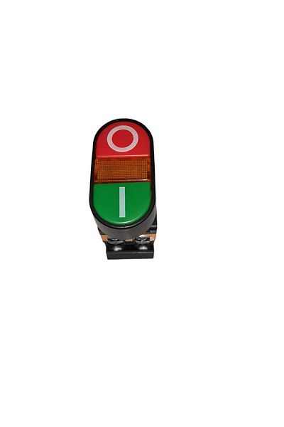 drawingberagrup Apbb-22/25N Red or - Led Lighted, Double Button Switch No+Nc