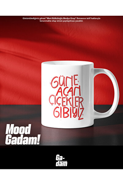 Gadam "نحن مثل الزهور المشرقة" - كوب المزاج - مجموعة المزاج