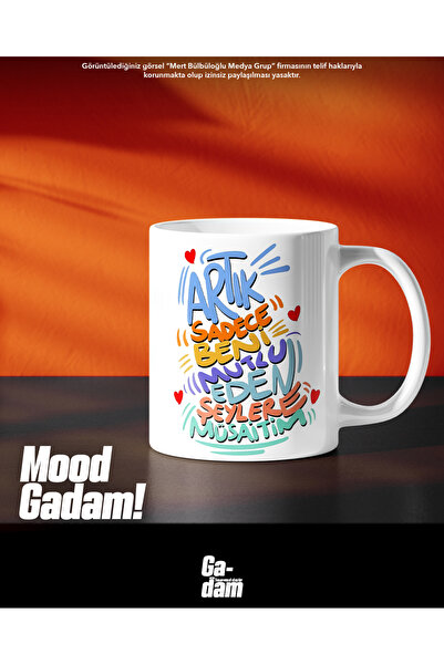 Gadam "إله لماذا يجعلني سعيدًا الآن" - كوب المزاج - مجموعة المزاج