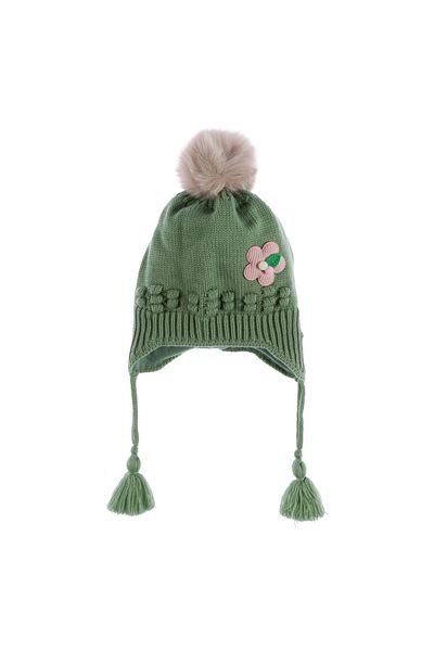 Kitti Kit -Girl's Beanie with Fleece Inside 1-4 Years (120-05)