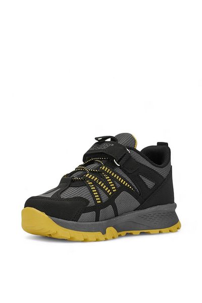 Tuğba Ortopedi 2000 Orthopedic Boy's Smoke/Yellow Water Resistant Outdoor Shoes