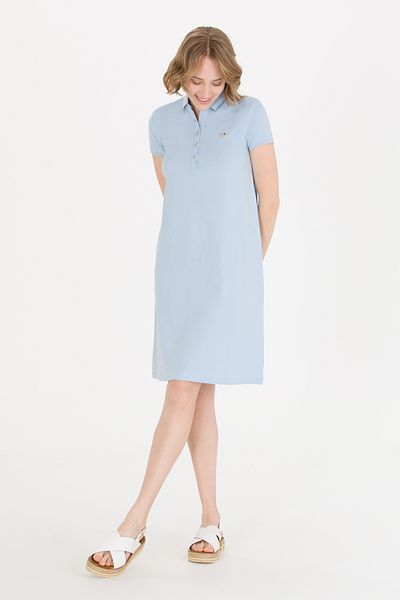 U.S. Polo Assn. Rochie tricotată Polo Albastru Deschis - Femei 50269546 -VR003