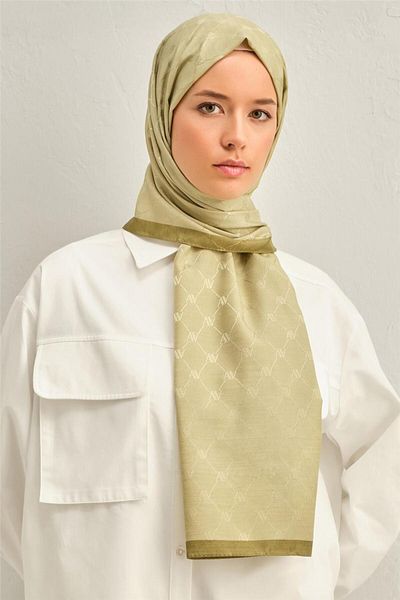 Armine Σάλι Trend Monogram - 2118 μοντέλα, μήκους 110 cm