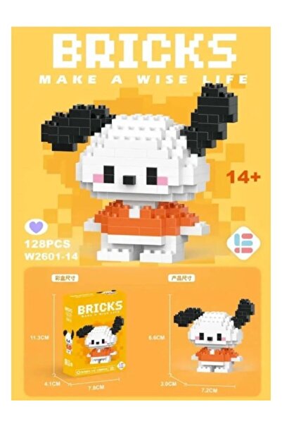 sağlıkçı shopping trend aksesuar Bricks Hello Kitty Pochacco Sanrio Yap boz 3D Puzzle Mini Lego