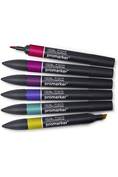 Winsor Newton Promarker 6 Rich Tones