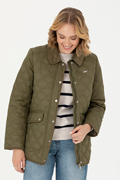 U.S. Polo Assn. Kadın Haki Kaban 50271106-VR027