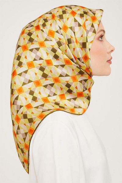 Armine Twill Silk Scarf 23ka9045 53