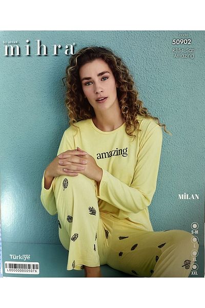 Mihra Women's Lower Top Pajama Set 50902