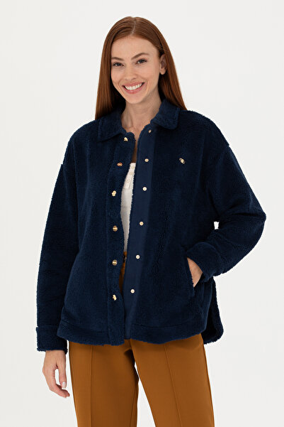 U.S. Polo Assn. Kadın Lacivert Sweatshirt 50271570-VR033