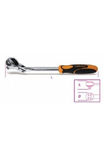 Beta ,920/56a 1/2'' Articulated Ratchet Handle