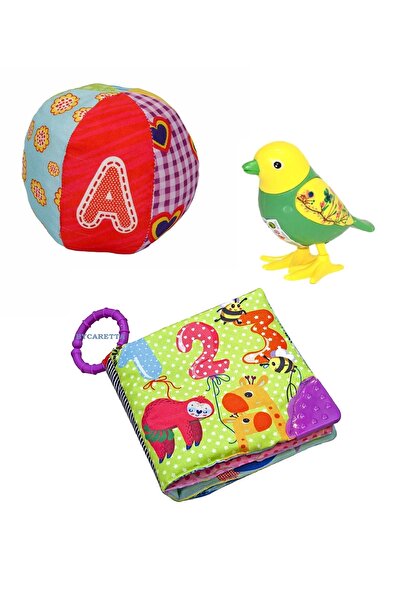 ByCaretta Çıngıraklı Top , Hışırtılı Ilk Kitabım , Kurmalı Zıplayan Kuş Eğiti...