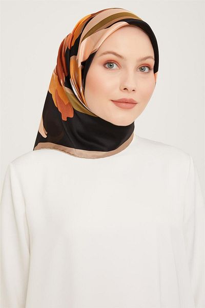 Armine Eșarfă din twill de mătase - 23ka9042 3 06