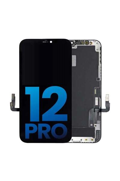 EYKA ELEKTRONİK شاشة LCD متوافقة مع Apple iPhone 12 Pro تعمل باللمس باللون ال...