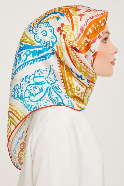 Armine Μεταξωτό κασκόλ Twill 23ka9037 31