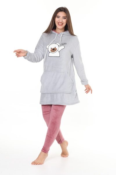 mervemoda ЖІНОЧІ ПЛЮШЕВІ КОЛГОТКИ 2-КОМПОНЕНТНИЙ КОСТЮМ