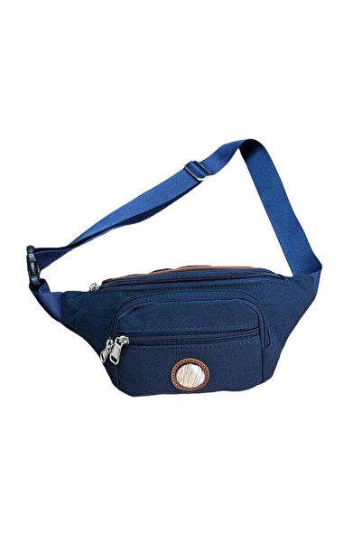 Monte Lui Unisex Kanvas Kumaş Bel Ve Çapraz Çanta Lacivert