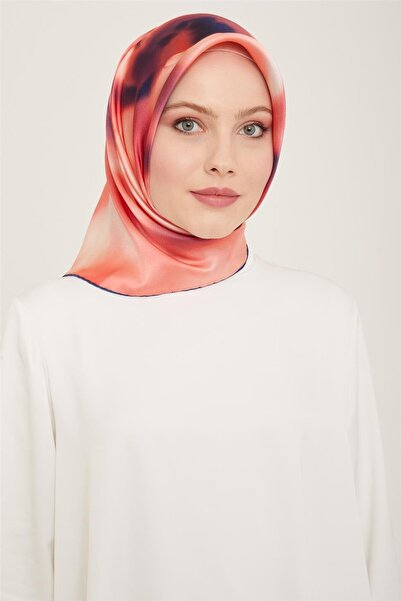 Armine Floral Print Twill Silk Scarf 24Ya9124 82 82
