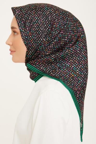 Armine Sura Silk Scarf - 23Ka9013 2 05 Model