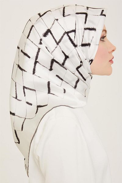 Armine Sura Silk Scarf - 24Ya9162 31 Model