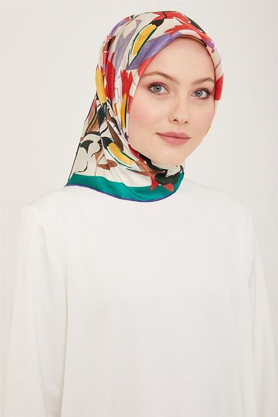 Armine Twill Silk Scarf 24Ya9153 52 82