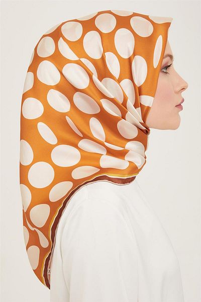 Armine Sura Silk Scarf - 24Ya9156 Model, 2 and 32 Cut