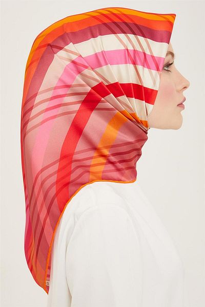 Armine Twill Silk Scarf 24Ya9107 50 50