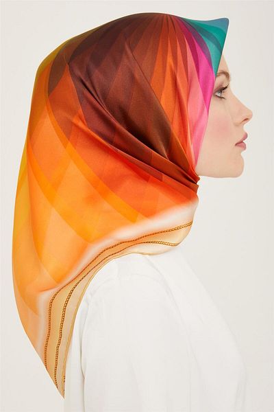 Armine Sura Silk Scarf 24Ya9112 27 03