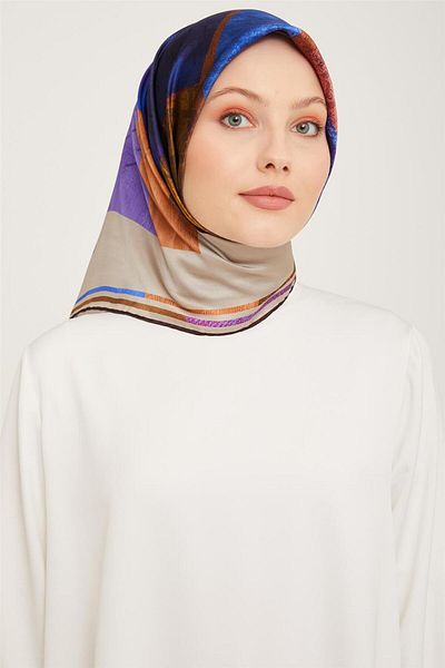 Armine 23Ka9002 51 Model Twill Silk Scarf