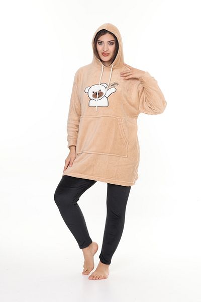 mervemoda طقم نسائي من القطيفة مكون من قطعتين