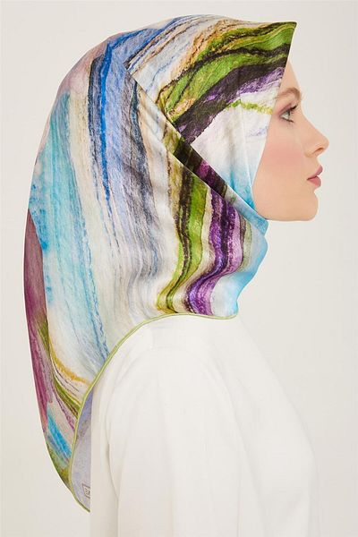 Armine Sura Silk Scarf 24Ya9102 52 33