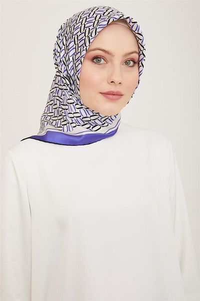 Armine Silk Twill Scarf - 24Ya9149 8 38