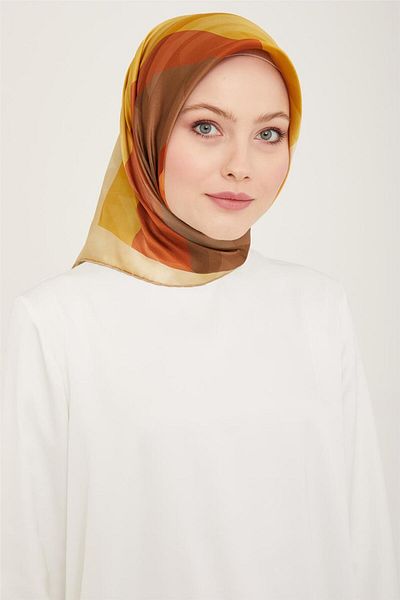 Armine Twill Silk Scarf 24Ya9137 55 01