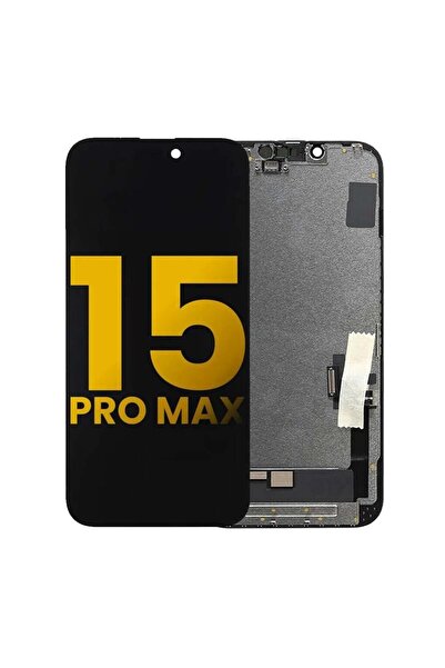 EYKA ELEKTRONİK Apple iPhone 15 Pro Max Uyumlu Lcd Ekran Dokunmatik Siyah Ser...
