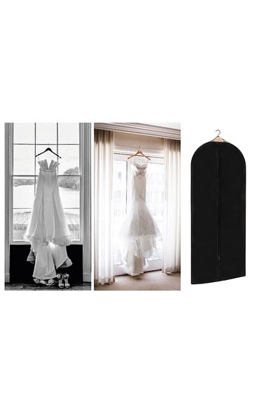 YEGGE Evening Dress Cover Gamboç 60X180 Black Tela Nonvoven (Black)