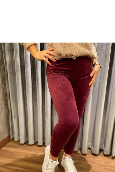 Altınay Full Stretchy Velvet Leggings with Elastic Waist