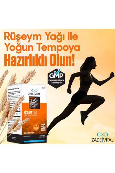 Zade Vital Rüşeym Yağı 1 Kutu  60 Kapsül
