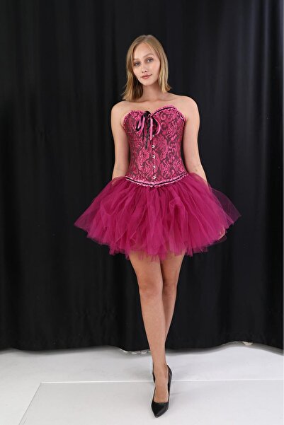 Madame Lucid Mini Kabarık Tütü Etek Cadılar Bayramı Parti Eteği