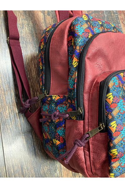 Street Bag Ethnic Authentic Bohemian Αδιάβροχο Φαρδύ Ορθοπεδικό Σακίδιο πλάτης 3 θέσεων