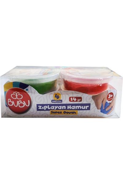 Bubu Has-006 Model 4-Piece Jumping Dough Set - New