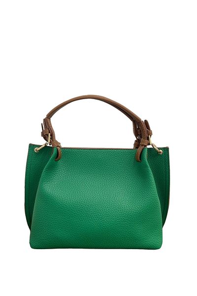 Matthew Cox Green Camel T768 Women's Handbag