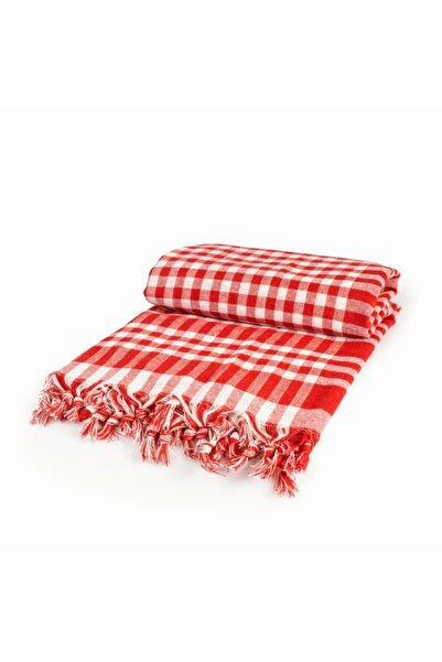 Berkut home 170*170cm Large Size Plaid Gingham Tied Tablecloth Table Picnic Multi-Purpose