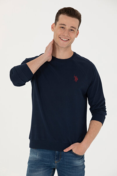 U.S. Polo Assn. Men's Navy Blue Basic Sweatshirt 50274090-Vr033