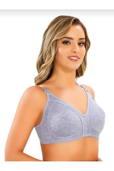 Liza 539 Women's Oversize Combed Cotton Gathering Bra 3 Pieces
