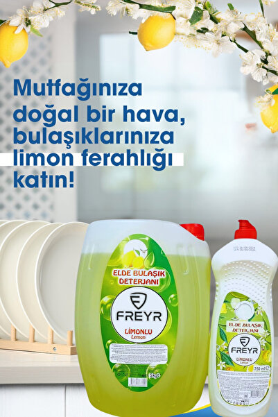 FREYR Elde Bulaşık Yıkama Deterjanı 5LT-750ML