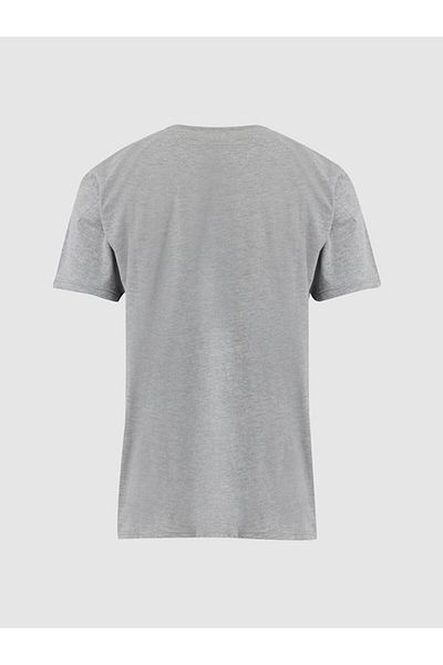 Ltb Γκρι T-Shirt - με λογότυπο και σύνθημα