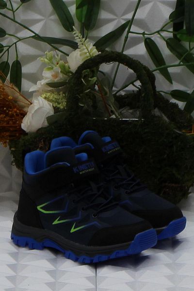 Kinetix Tenax Hi Navy Blue Άνετα Γνήσιο Προϊόν Αντιολισθητική σόλα για αγόρια