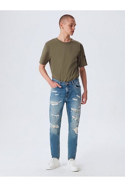 Ltb Smarty Y Pantaloni skinny rupti cu talie normală