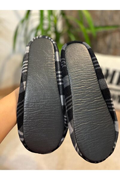 Lurji Мъжки домашни обувки с ластик и мека памучна неплъзгаща се подметка