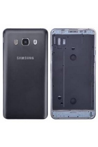 EYKA ELEKTRONİK غطاء متوافق مع هاتف سامسونج جالاكسي J510 باللون الأسود مع شرائط