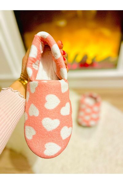 Lurji Unisex Πολύχρωμες Παντόφλες Star Heart Model Slippers Home Boots Home Booties